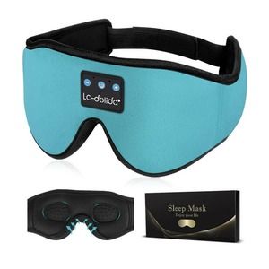 LC-dolida Sleep Headphones Bluetooth Sleep Mask 3D Sleeping Headphones Wireless